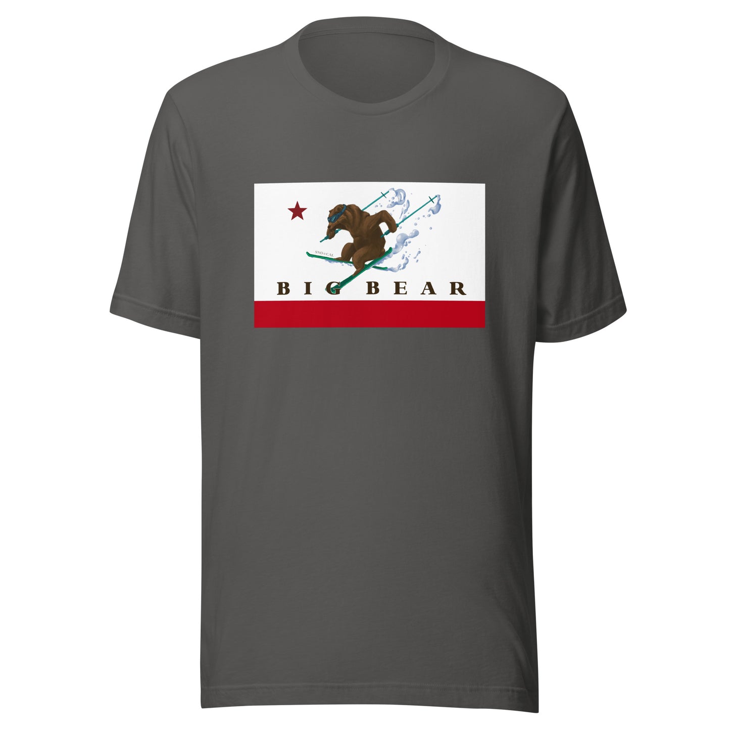 Big Bear CA Flag Ski Shirt