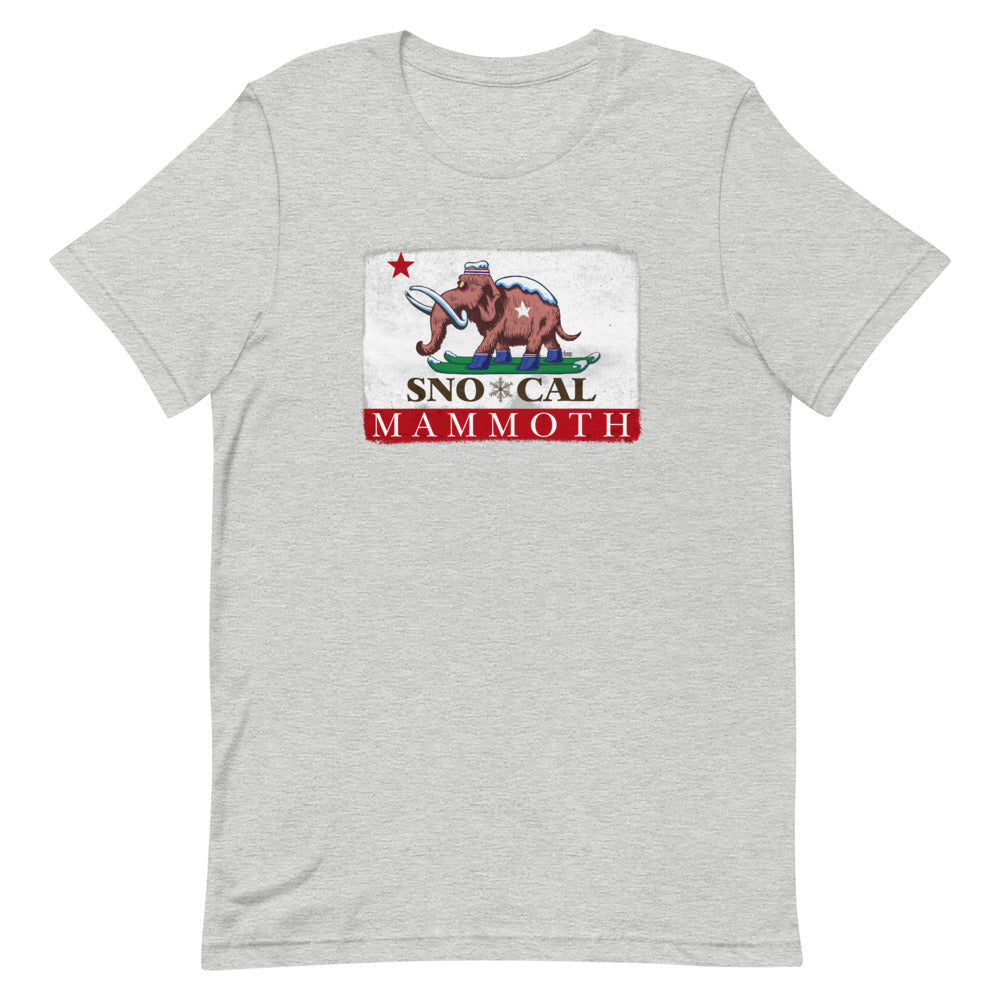 Wally Mammoth CA Flag Shirt - Sno Cal