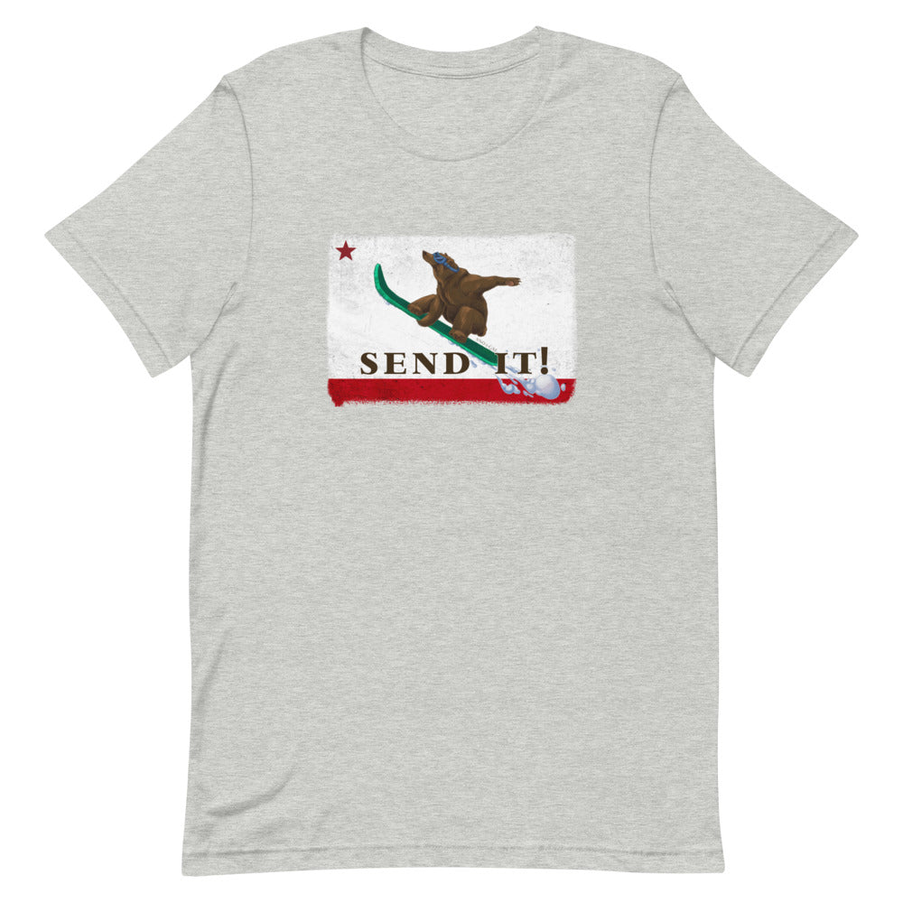 Send It CA Flag Shirt - Sno Cal