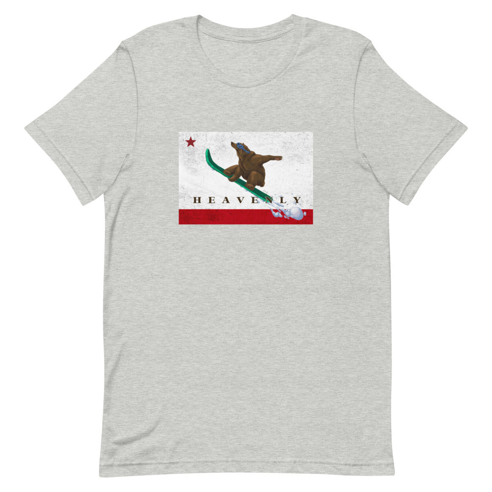 Heavenly CA Flag Grizzly Boarding Shirt - Sno Cal