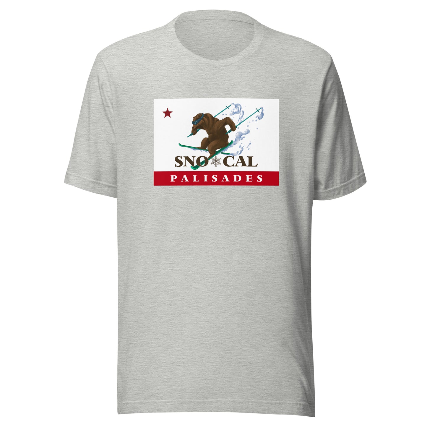 Palisades Sno*Cal CA flag shirt