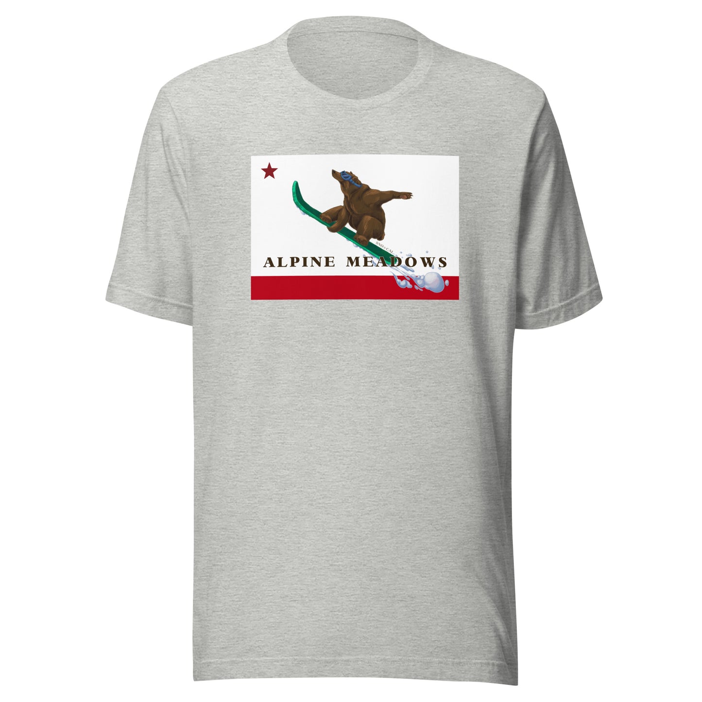 Light Grey Alpine Meadows Snowboard Shirt