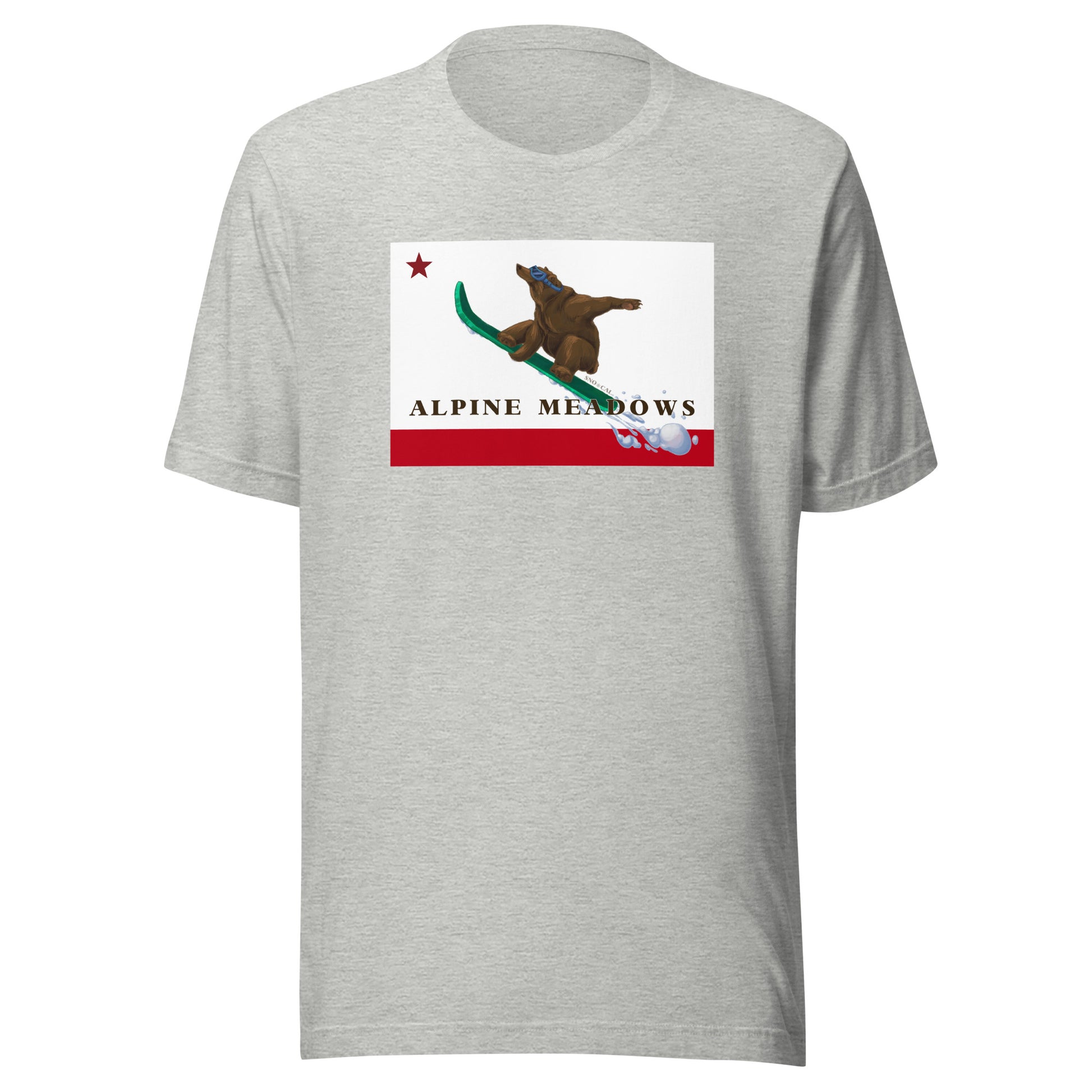 Light Grey Alpine Meadows Snowboard Shirt