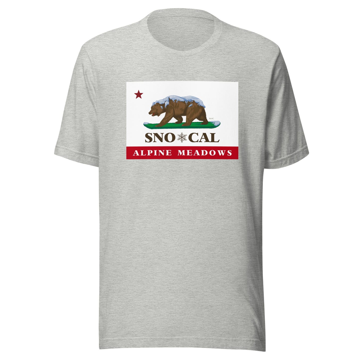 Alpine Meadows Shirt - Sno*Cal Flag Design