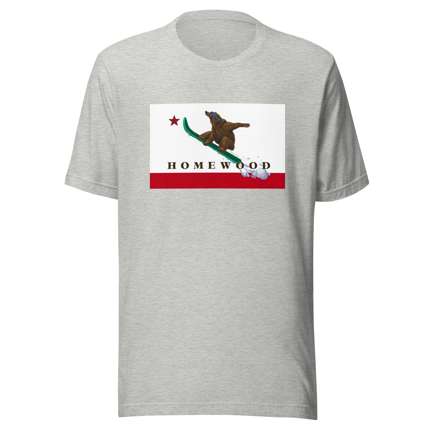 Homewood CA Flag Snowboard Shirt