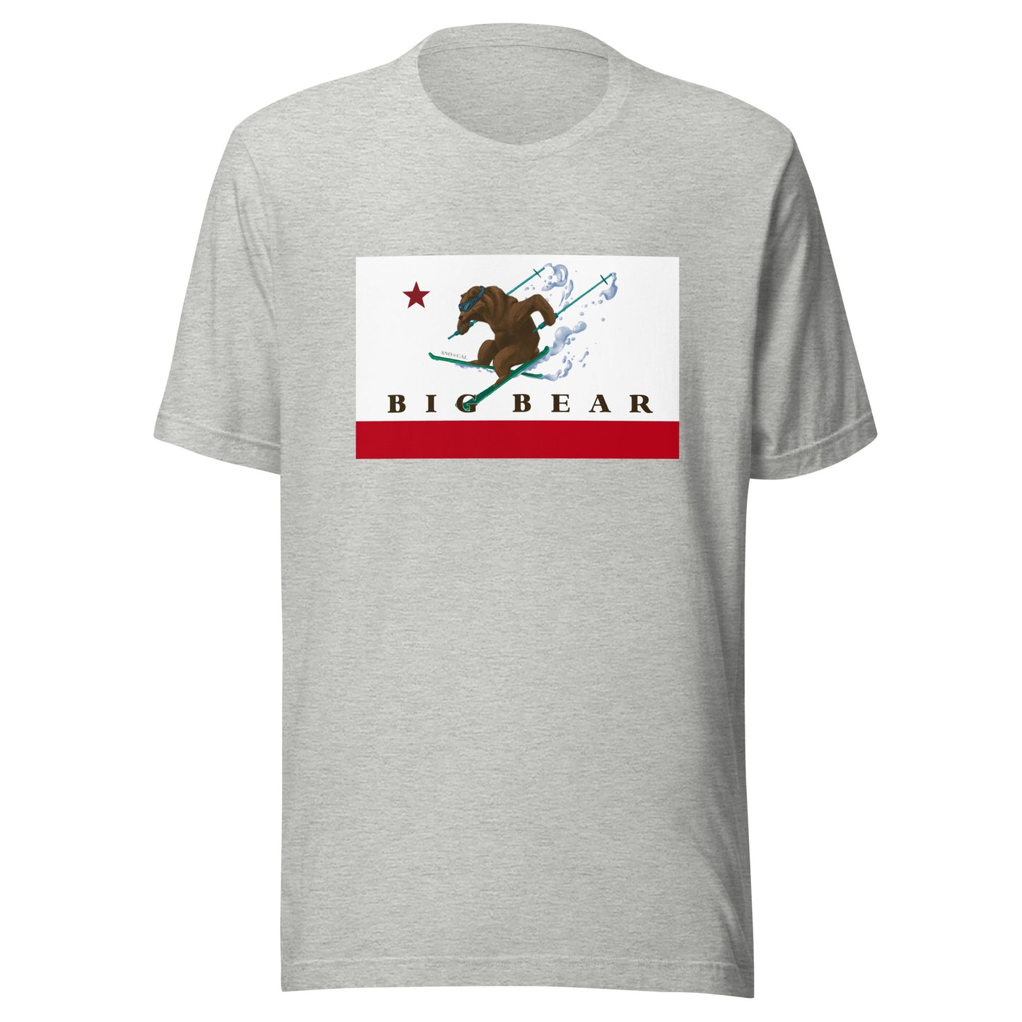Big Bear CA Flag Ski Shirt