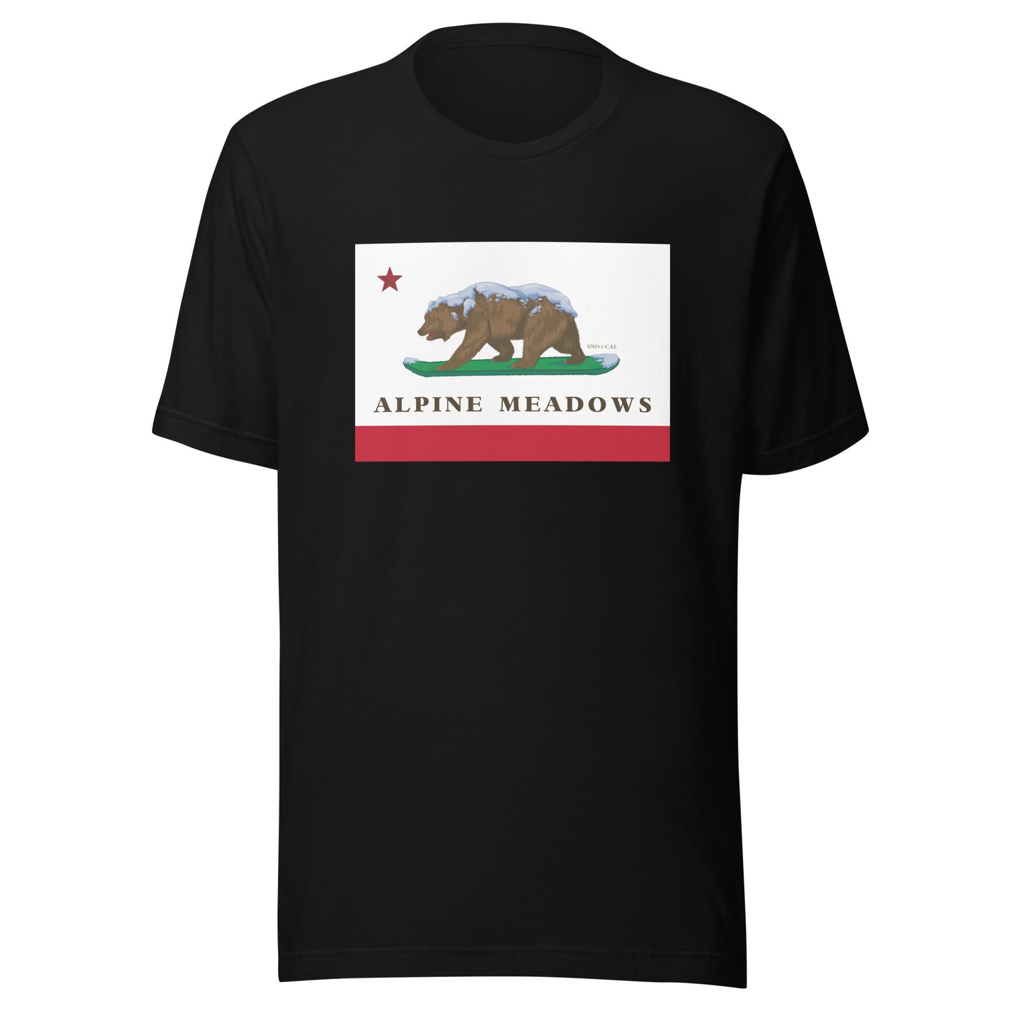 Black Alpine Meadows CA Shirt 