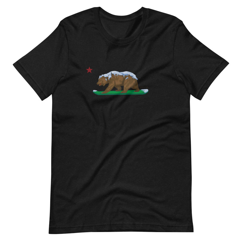 CA Grizzly with CA Flag Star Shirt - Sno Cal