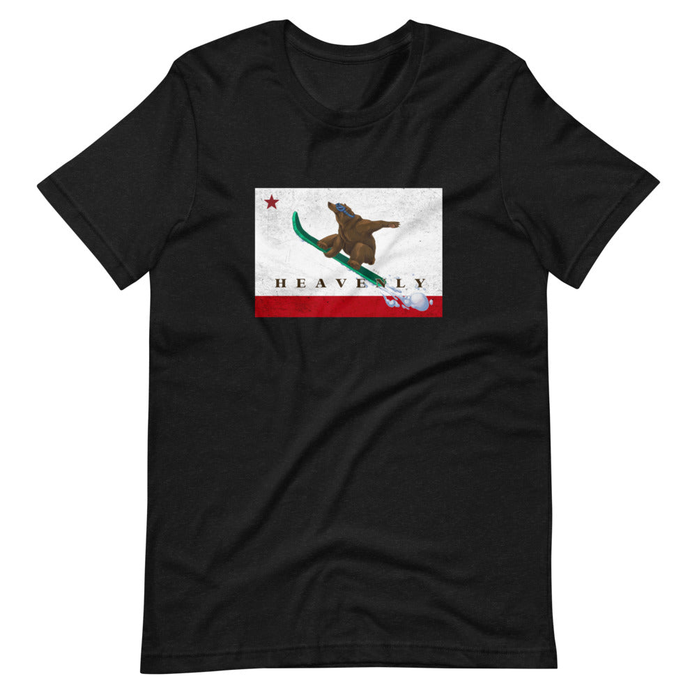 Heavenly CA Flag Grizzly Boarding Shirt - Sno Cal