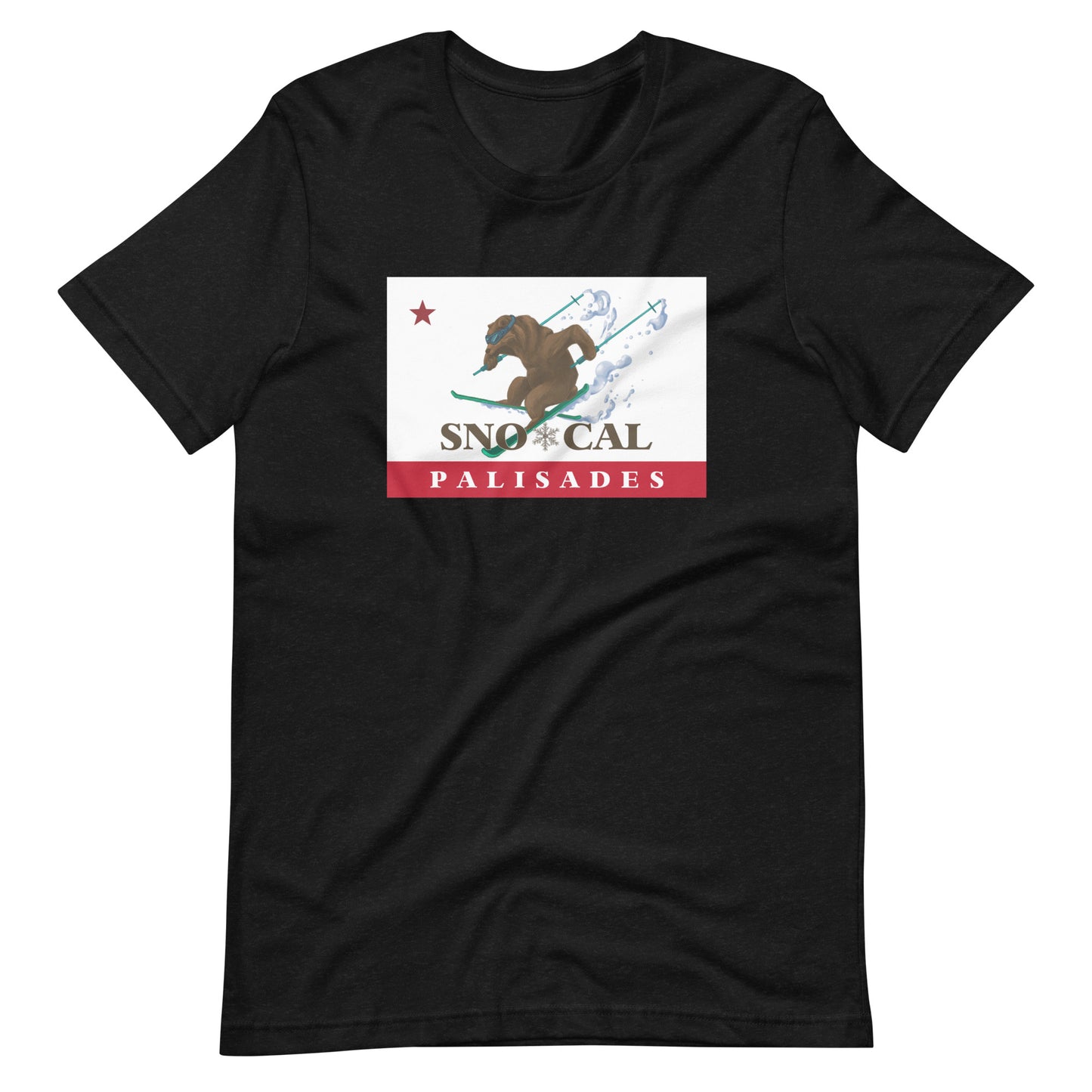 Palisades Sno*Cal CA flag shirt