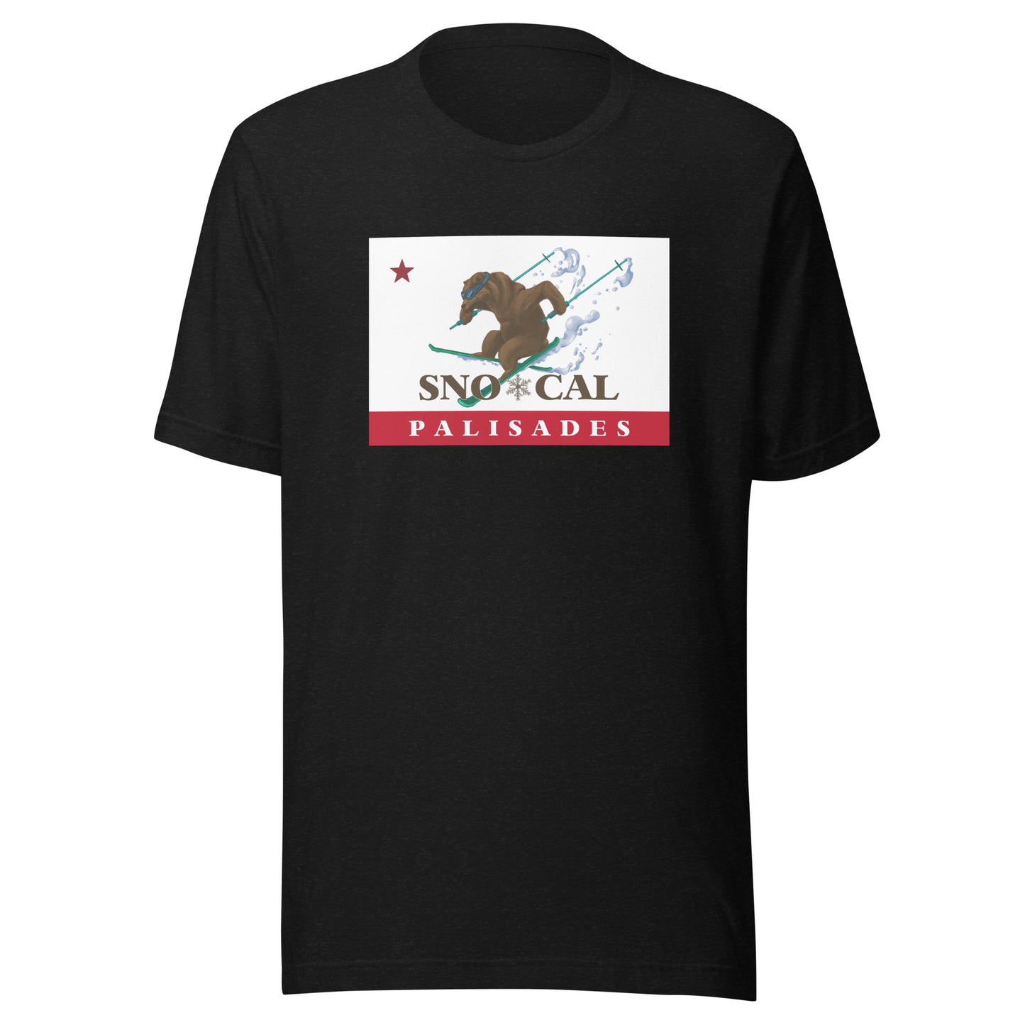 Palisades Sno*Cal CA flag shirt