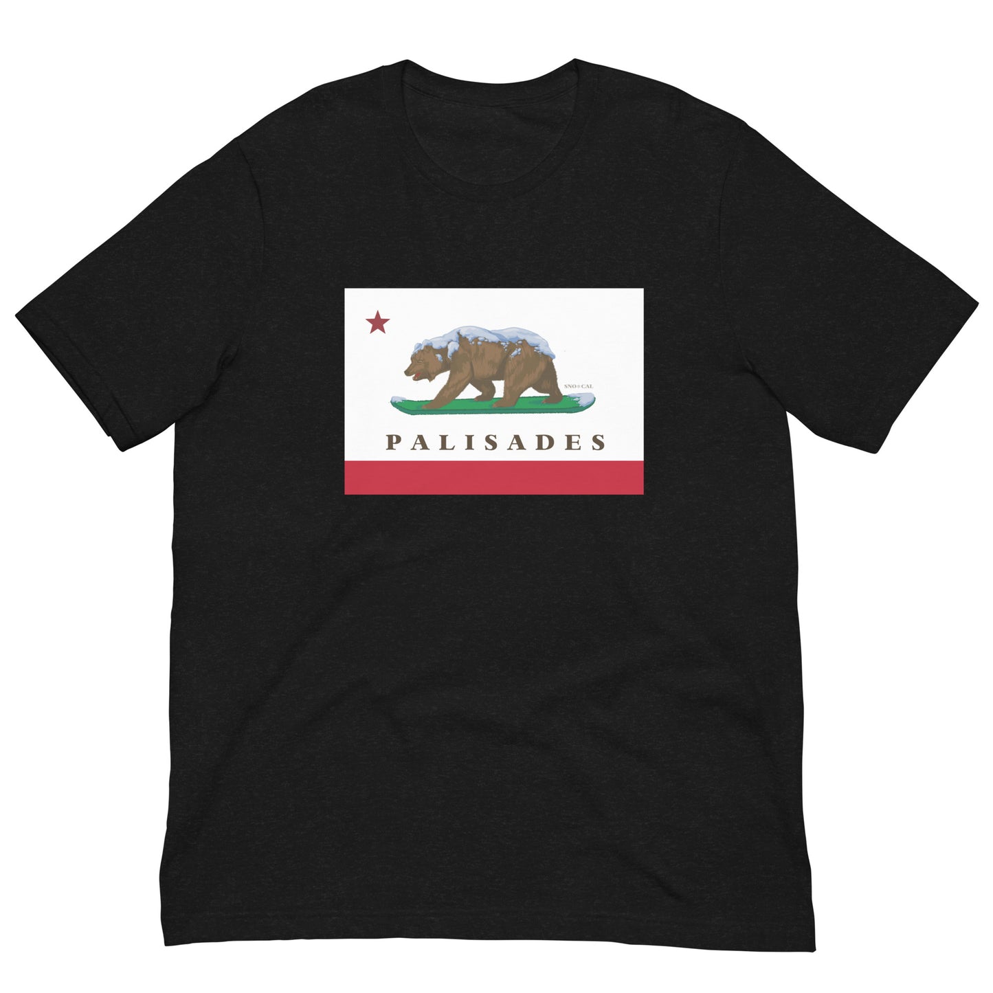 Palisades CA flag shirt