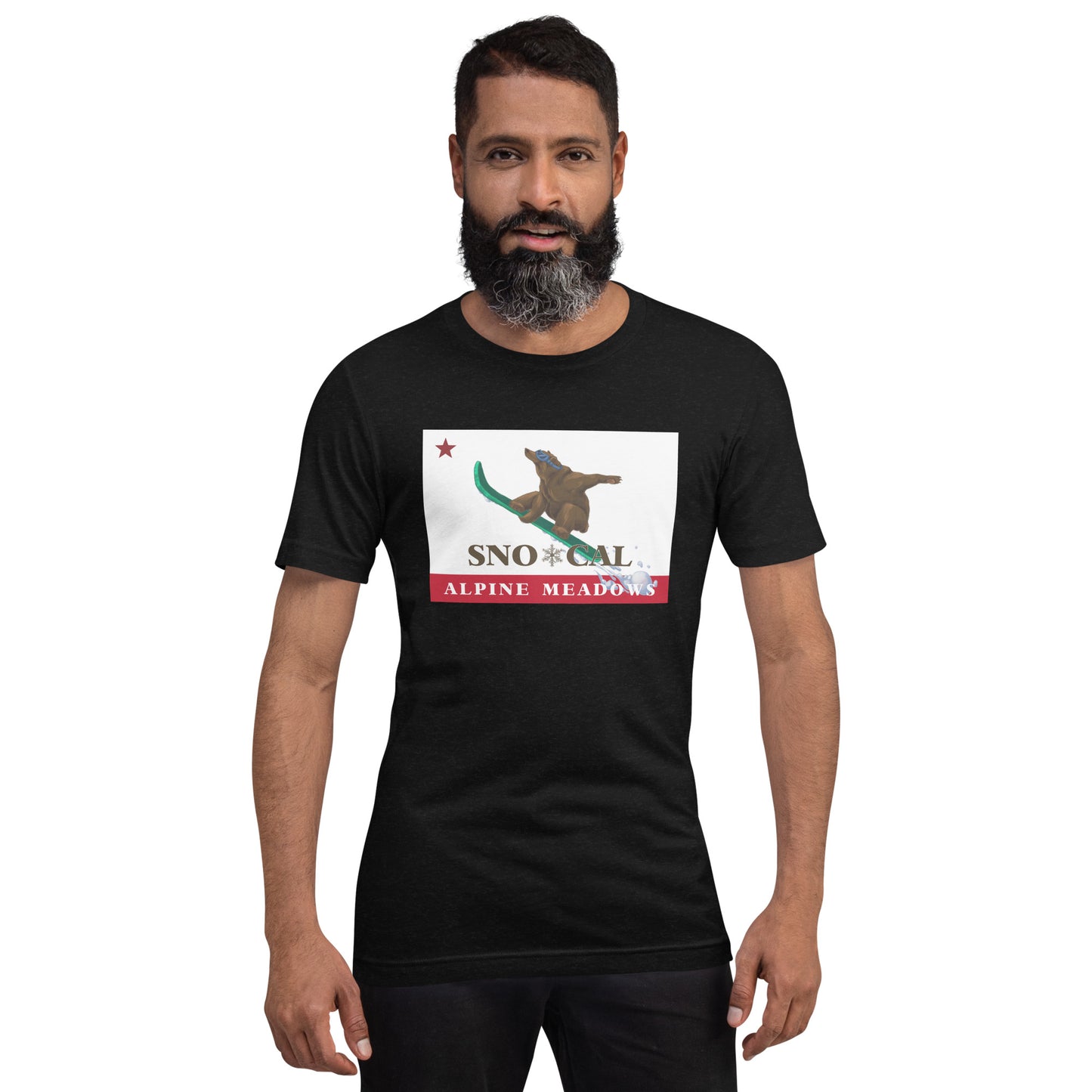 Alpine Meadows Shirt - Sno*Cal Flag Boarding Grizzly