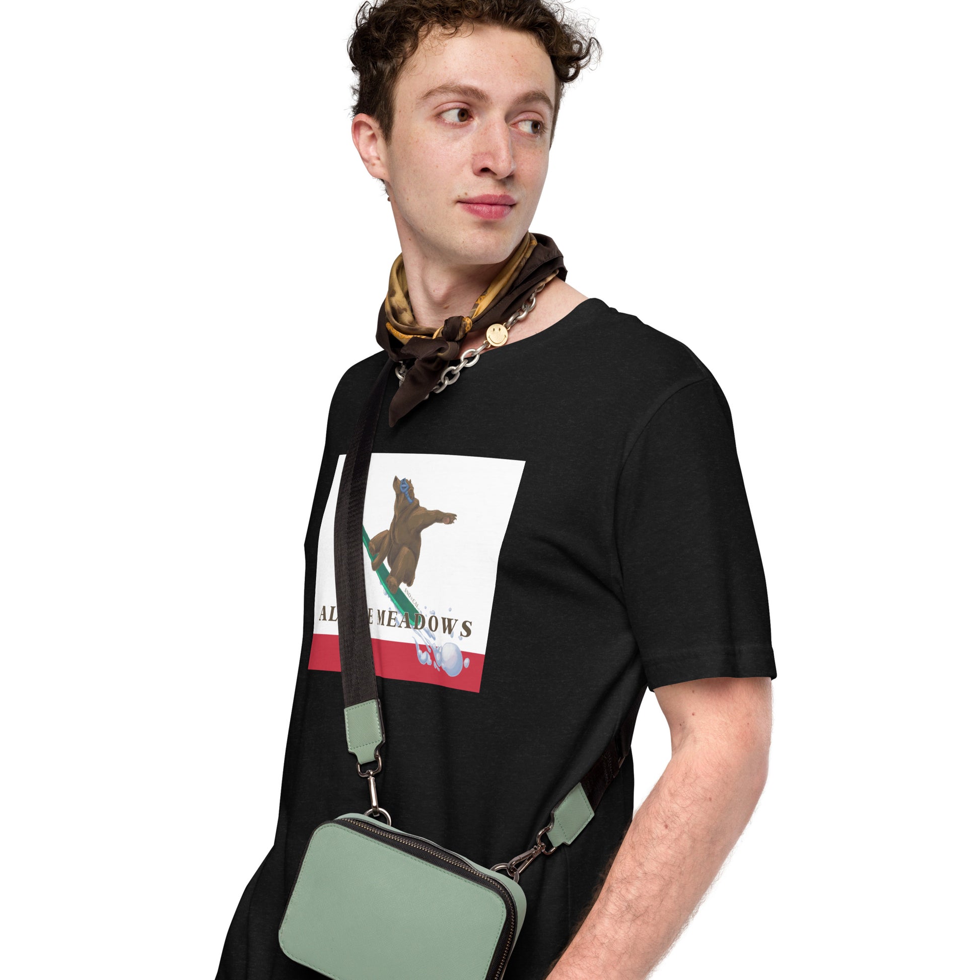 Black Alpine Meadows Snowboard Shirt
