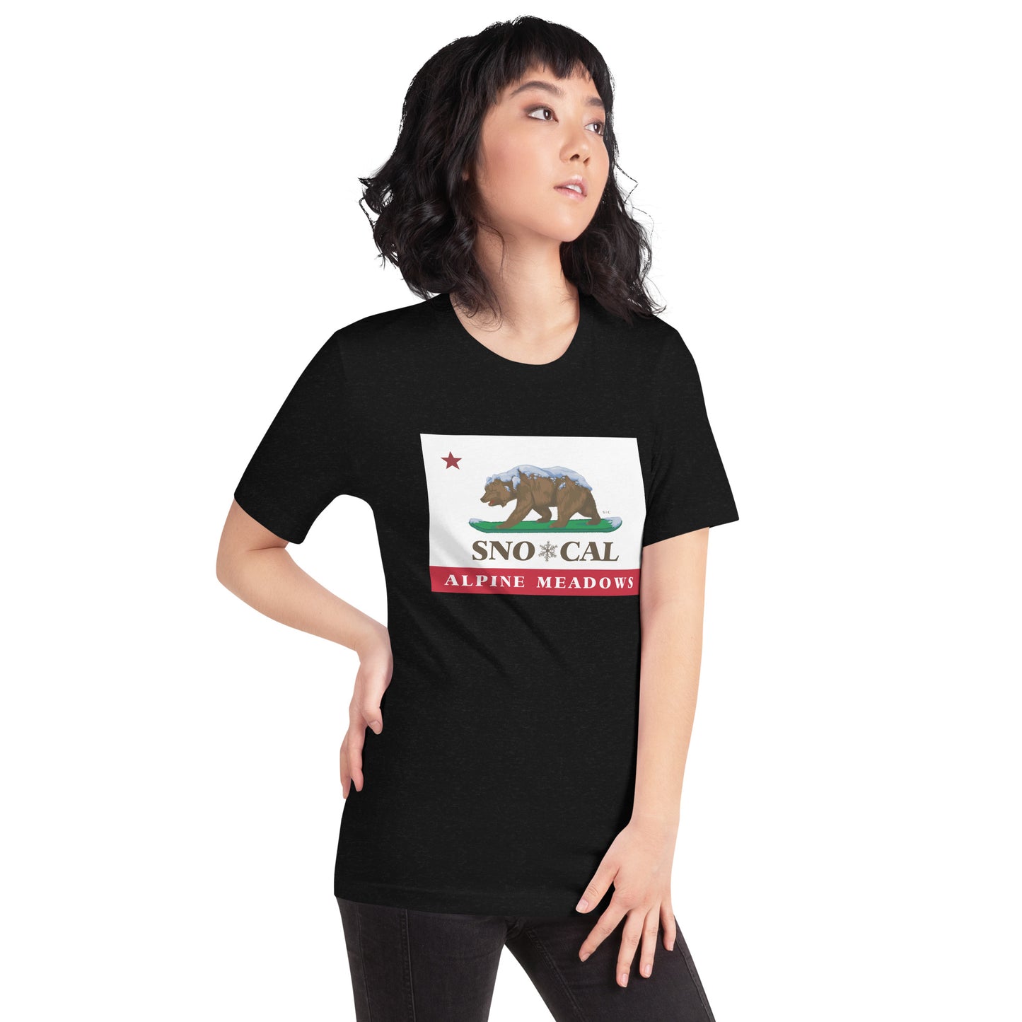 Alpine Meadows Shirt - Sno*Cal Flag Design