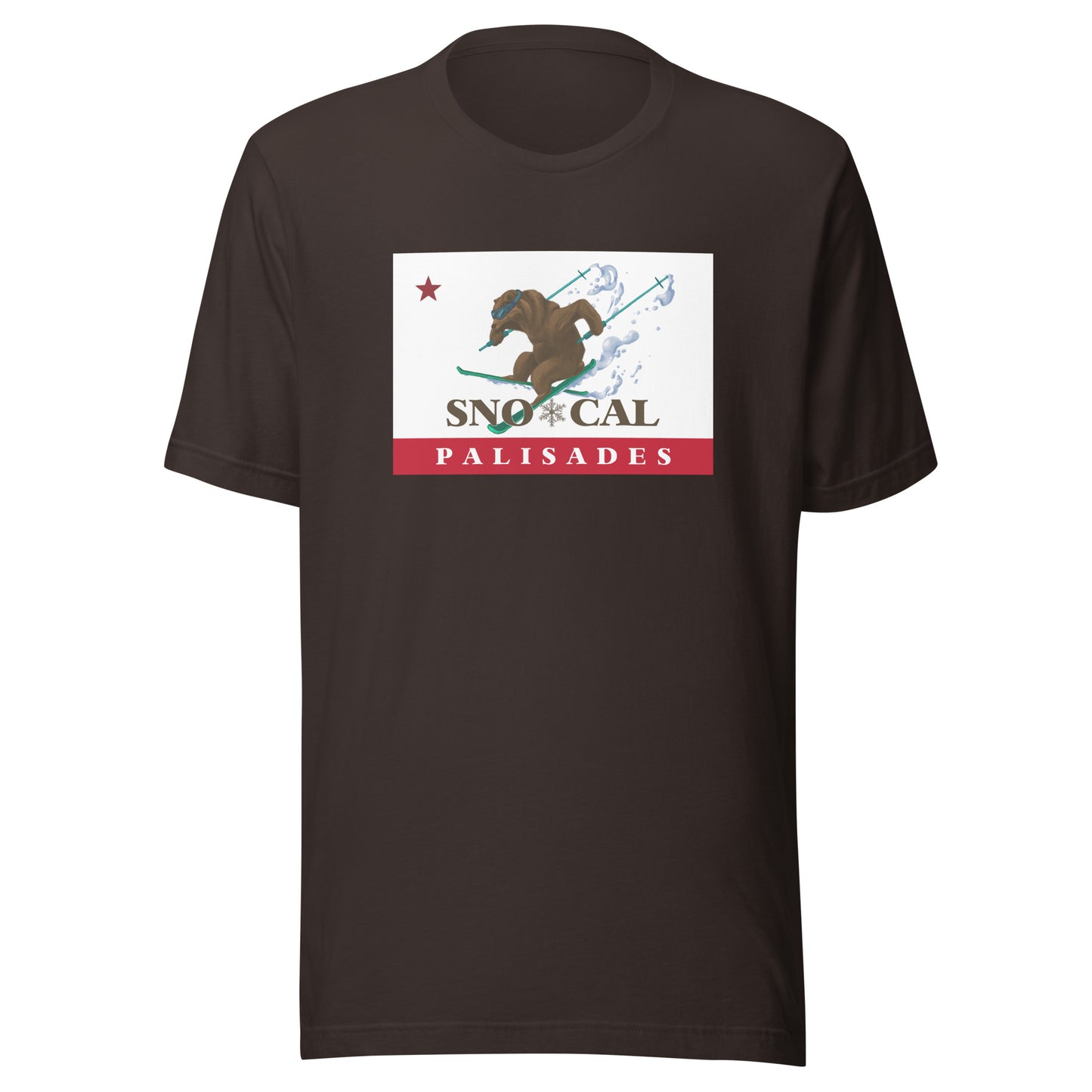 Palisades Sno*Cal CA flag shirt