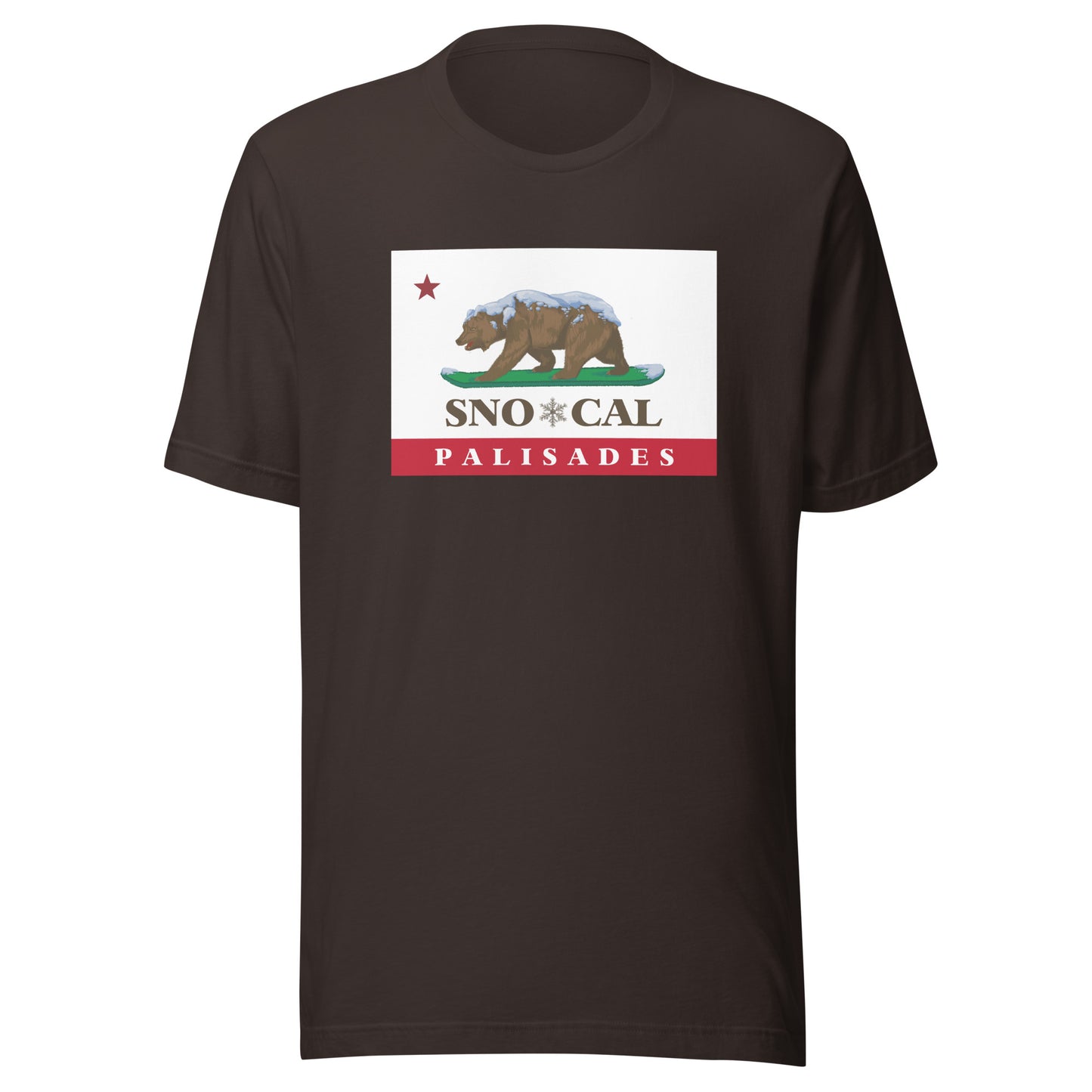 Palisades Sno*Cal flag shirt