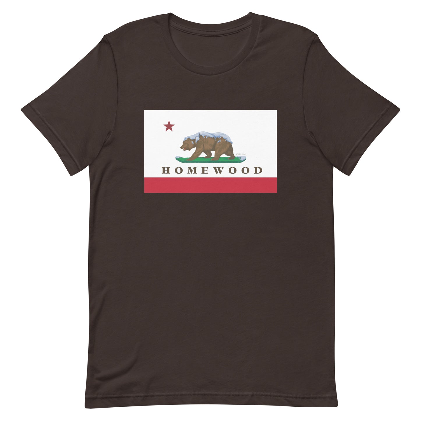 Homewood CA Flag t-shirt