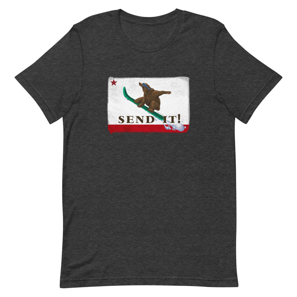 Send It CA Flag Shirt - Sno Cal