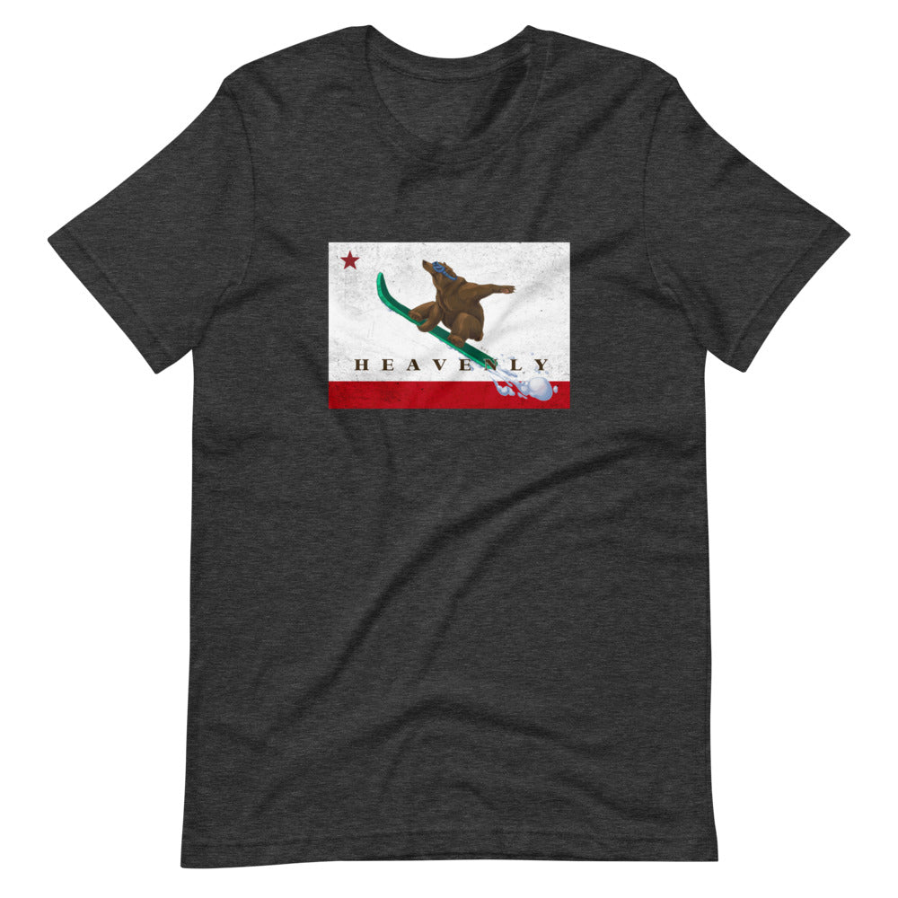 Heavenly CA Flag Grizzly Boarding Shirt - Sno Cal