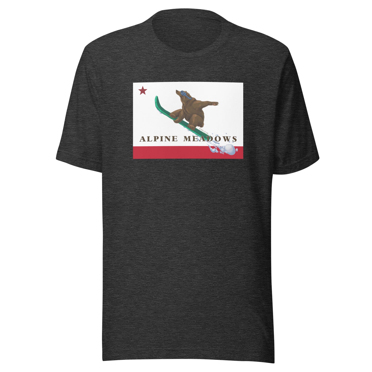 Grey Alpine Meadows Snowboard Shirt