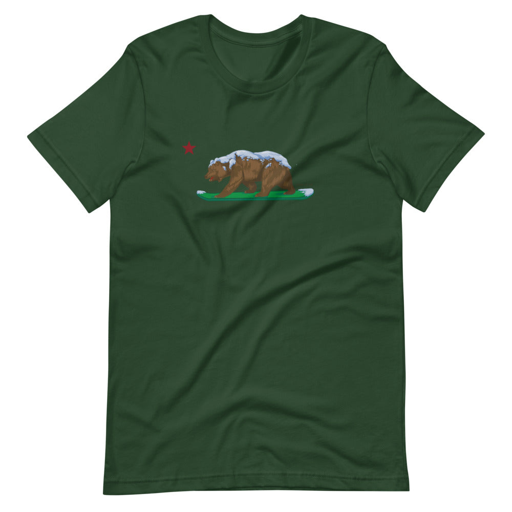 CA Grizzly with CA Flag Star Shirt - Sno Cal