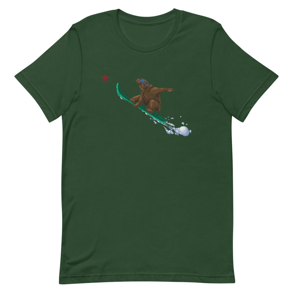 CA Grizzly Sending it with CA Star Shirt - Sno Cal