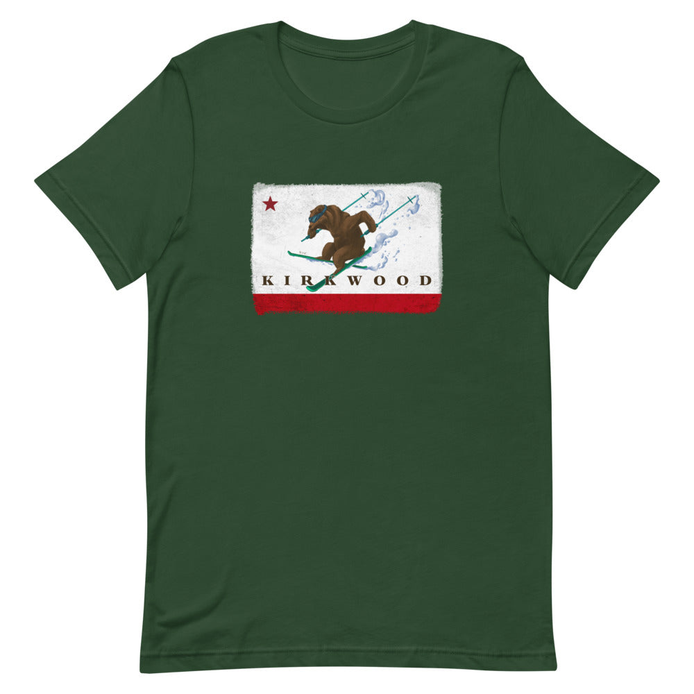 Kirkwood CA Grizzly Skiing Shirt - Sno Cal