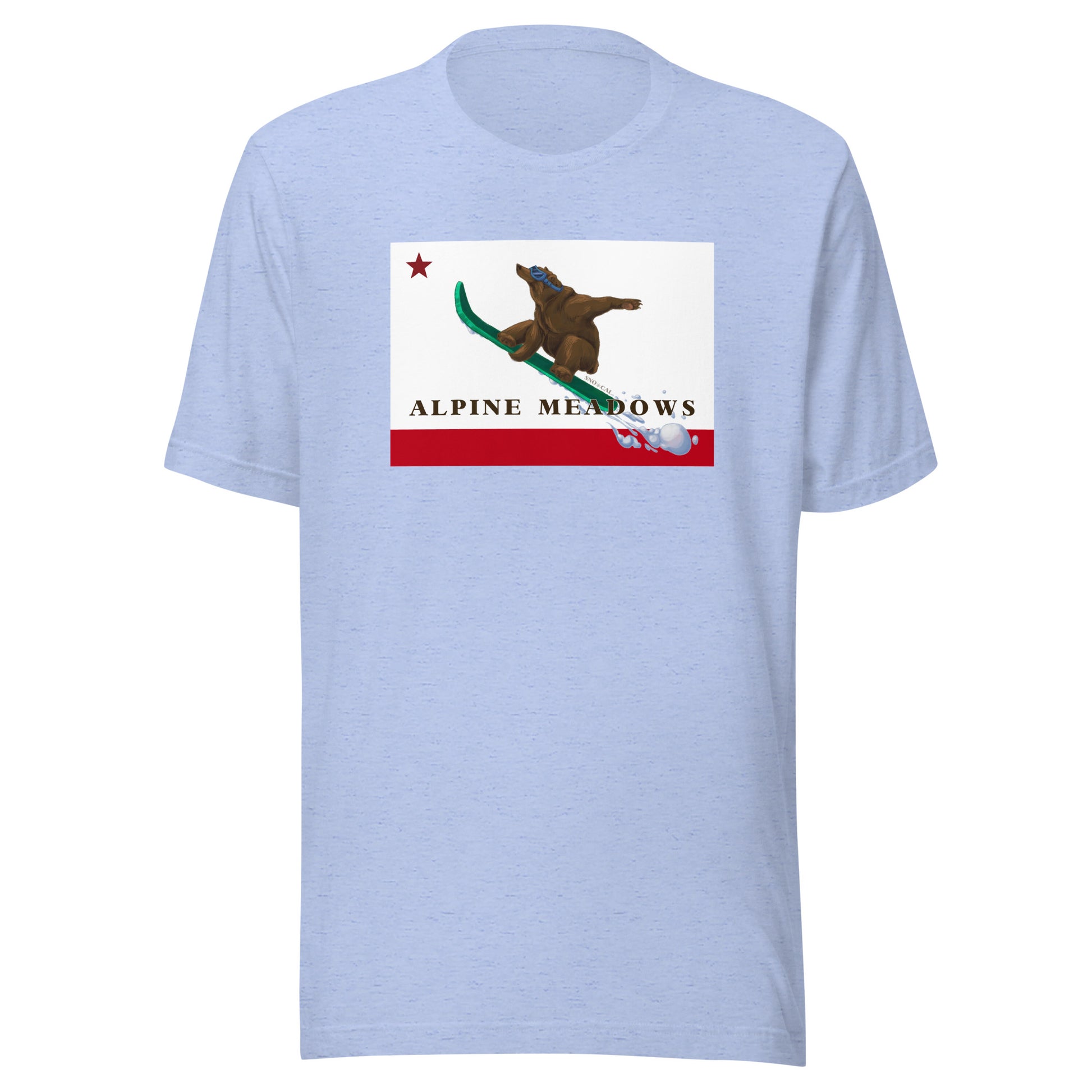 Heather Blue Alpine Meadows Snowboard Shirt