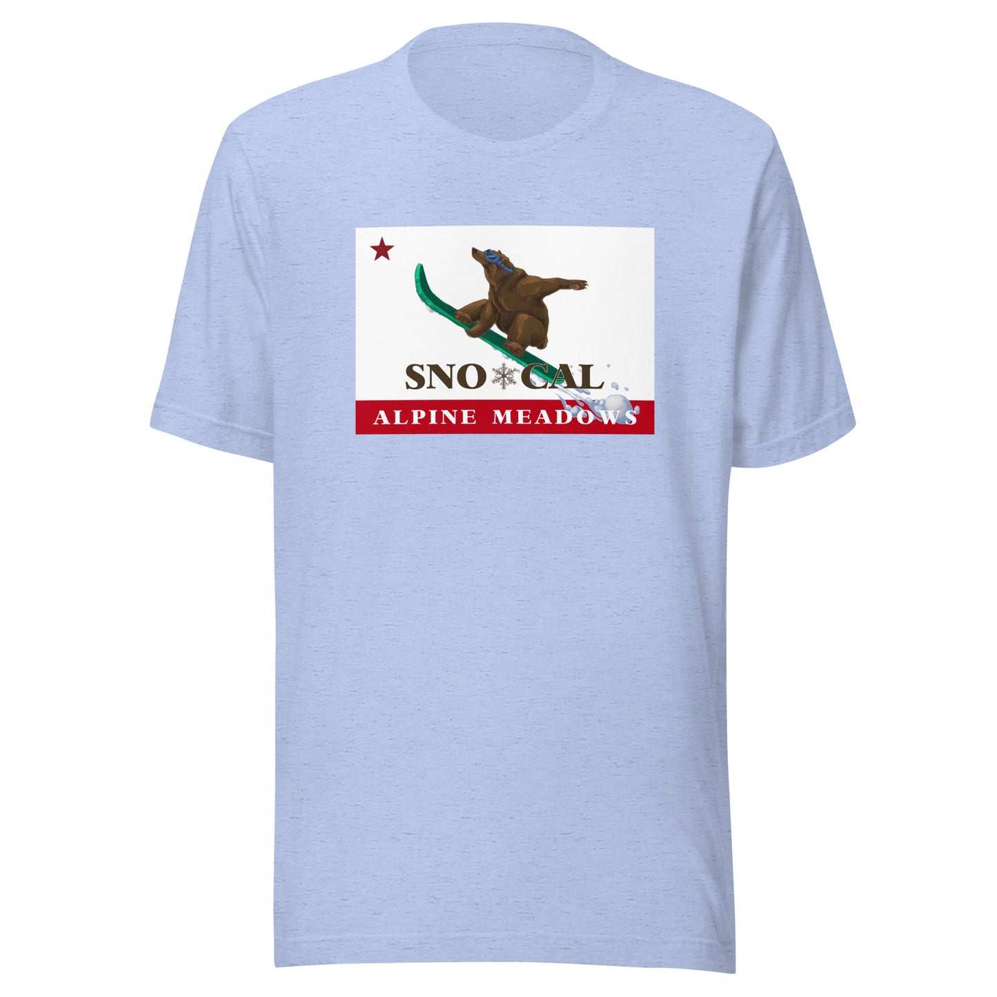 Alpine Meadows Shirt - Sno*Cal Flag Boarding Grizzly