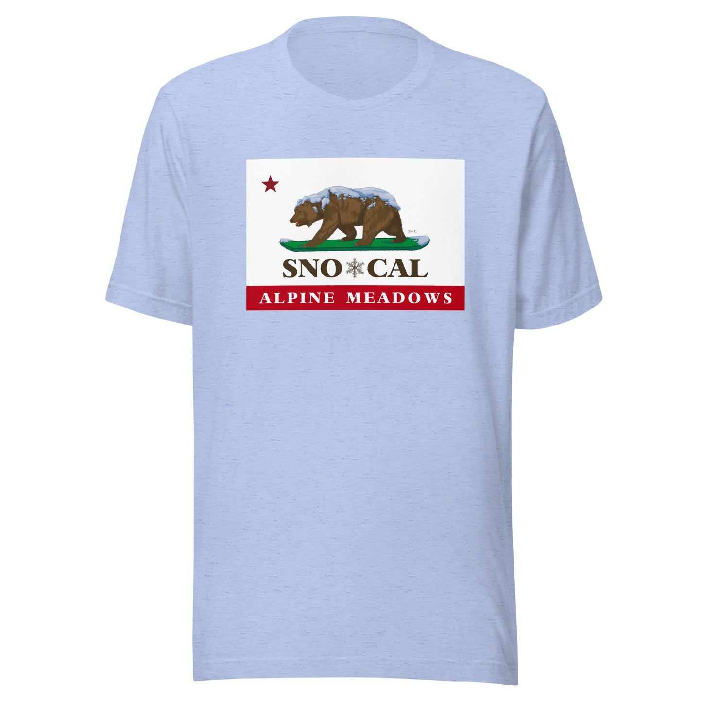 Alpine Meadows Shirt - Sno*Cal Flag Design