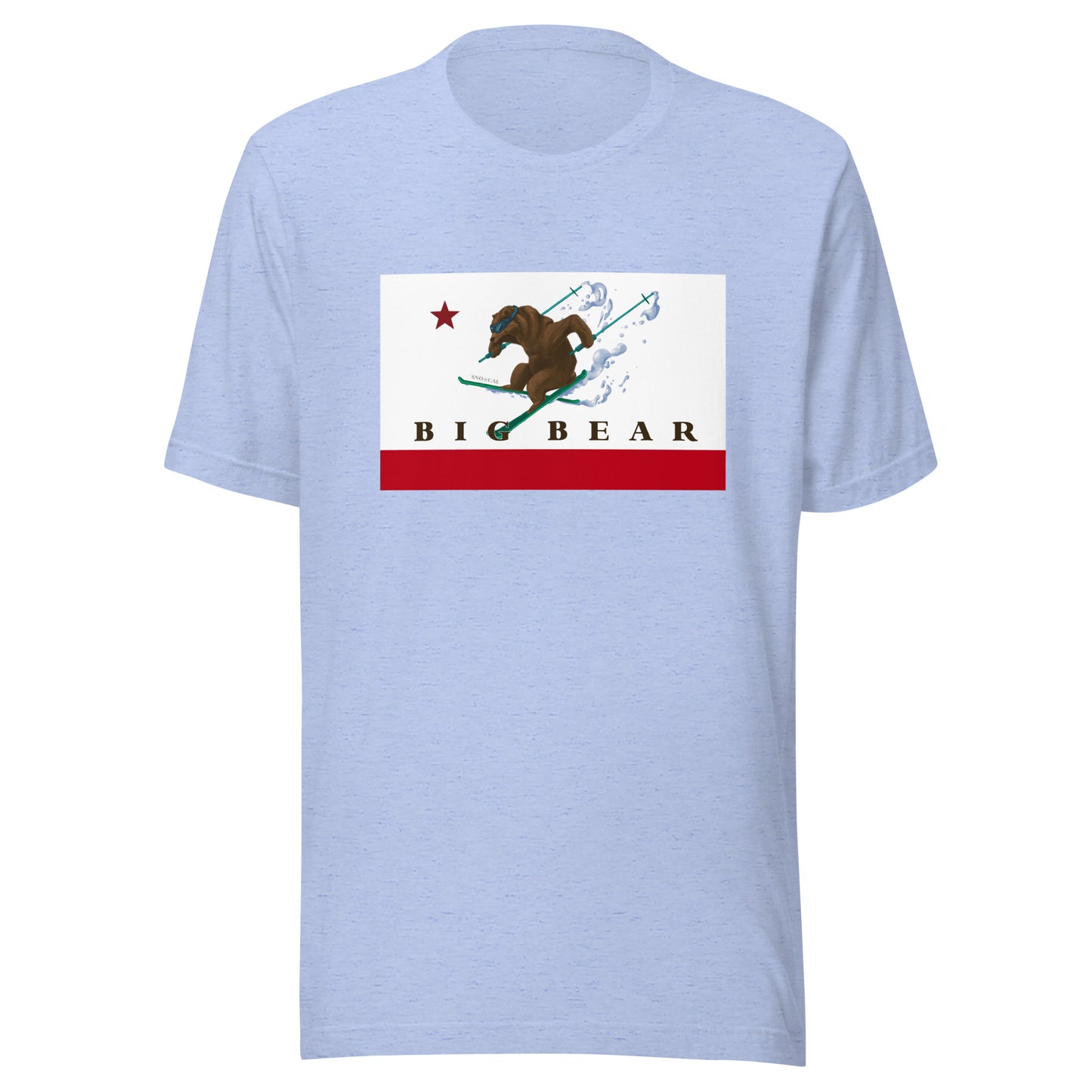 Big Bear CA Flag Ski Shirt