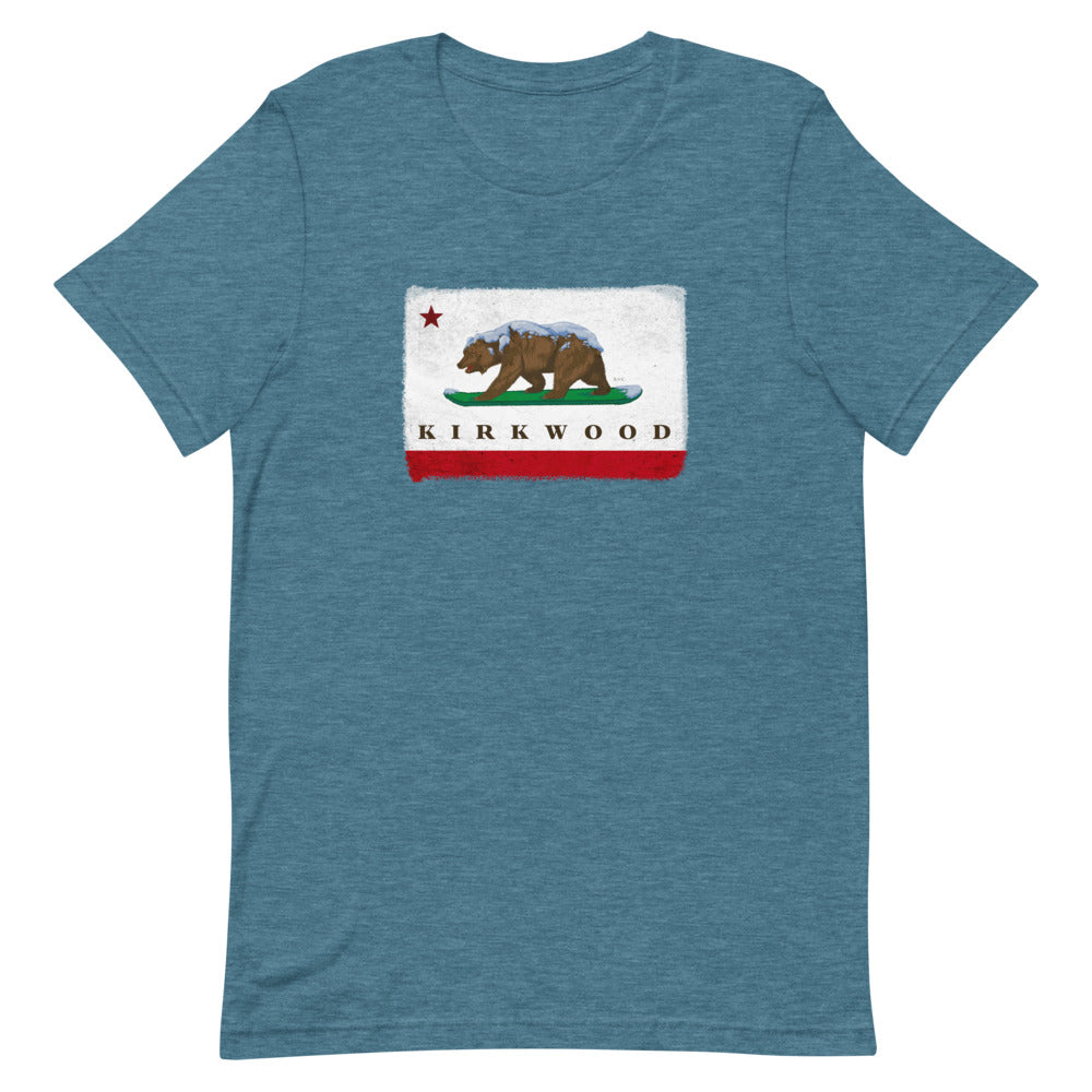 Kirkwood CA Flag Shirt - Sno Cal