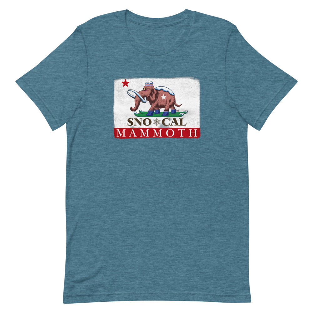 Wally Mammoth CA Flag Shirt - Sno Cal