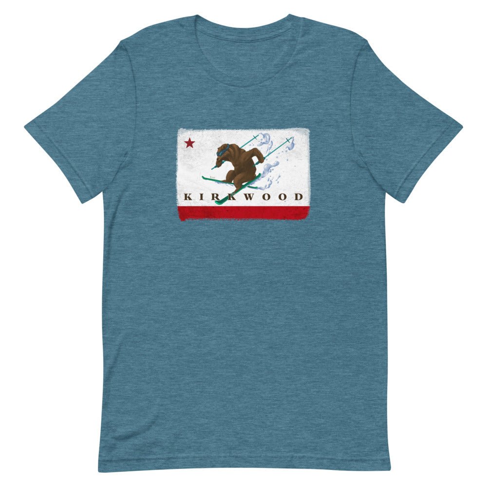 Kirkwood CA Grizzly Skiing Shirt - Sno Cal