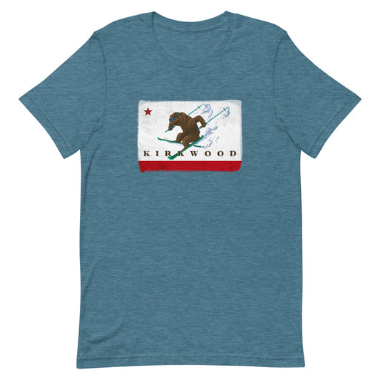 Kirkwood CA Grizzly Skiing Shirt - Sno Cal