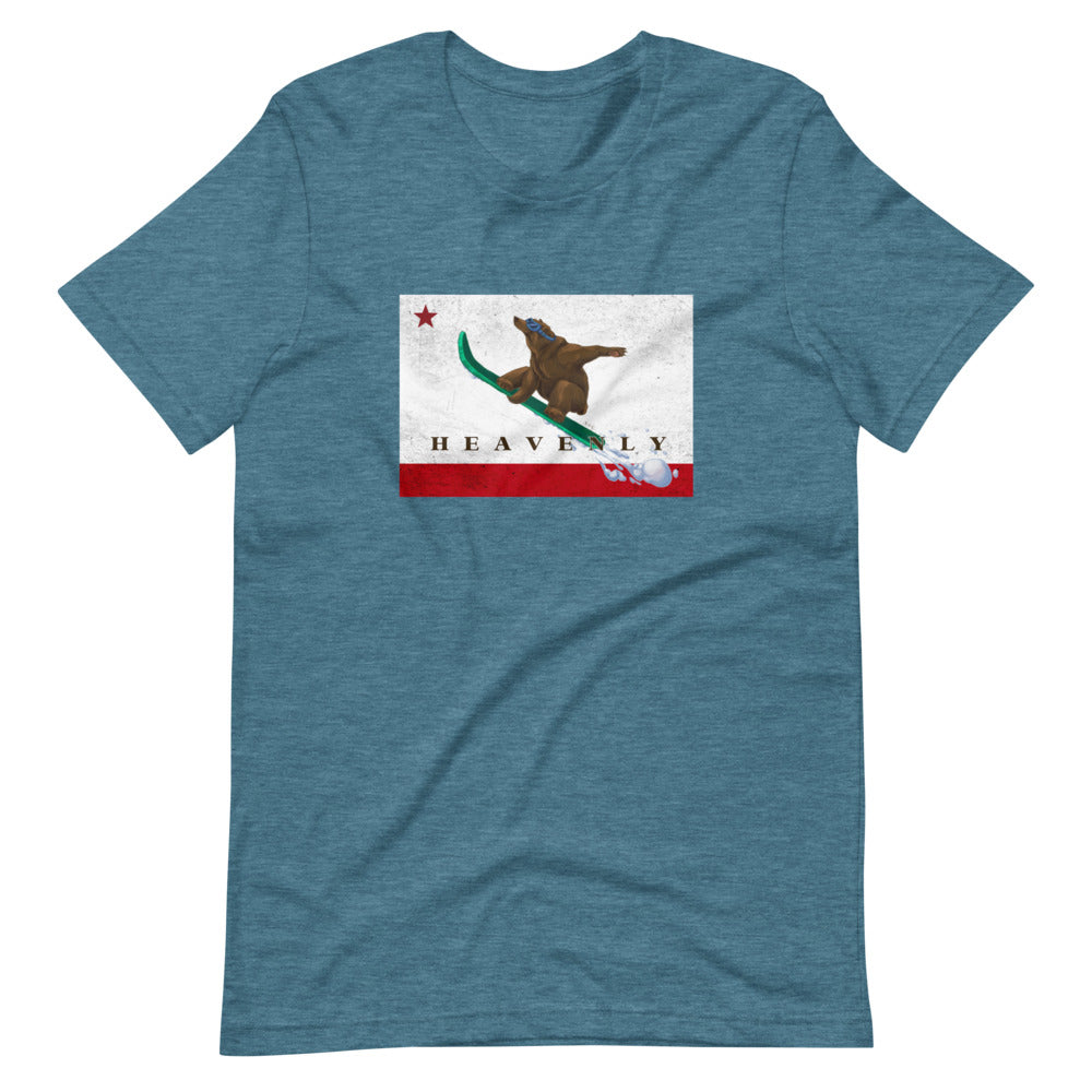Heavenly CA Flag Grizzly Boarding Shirt - Sno Cal