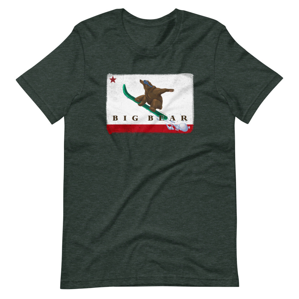 Big Bear CA Grizzly Snowboarding Shirt - Sno Cal