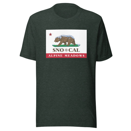 Alpine Meadows Shirt - Sno*Cal Flag Design