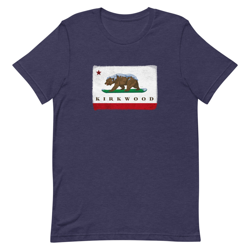 Kirkwood CA Flag Shirt - Sno Cal