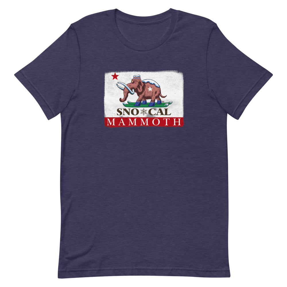 Wally Mammoth CA Flag Shirt - Sno Cal