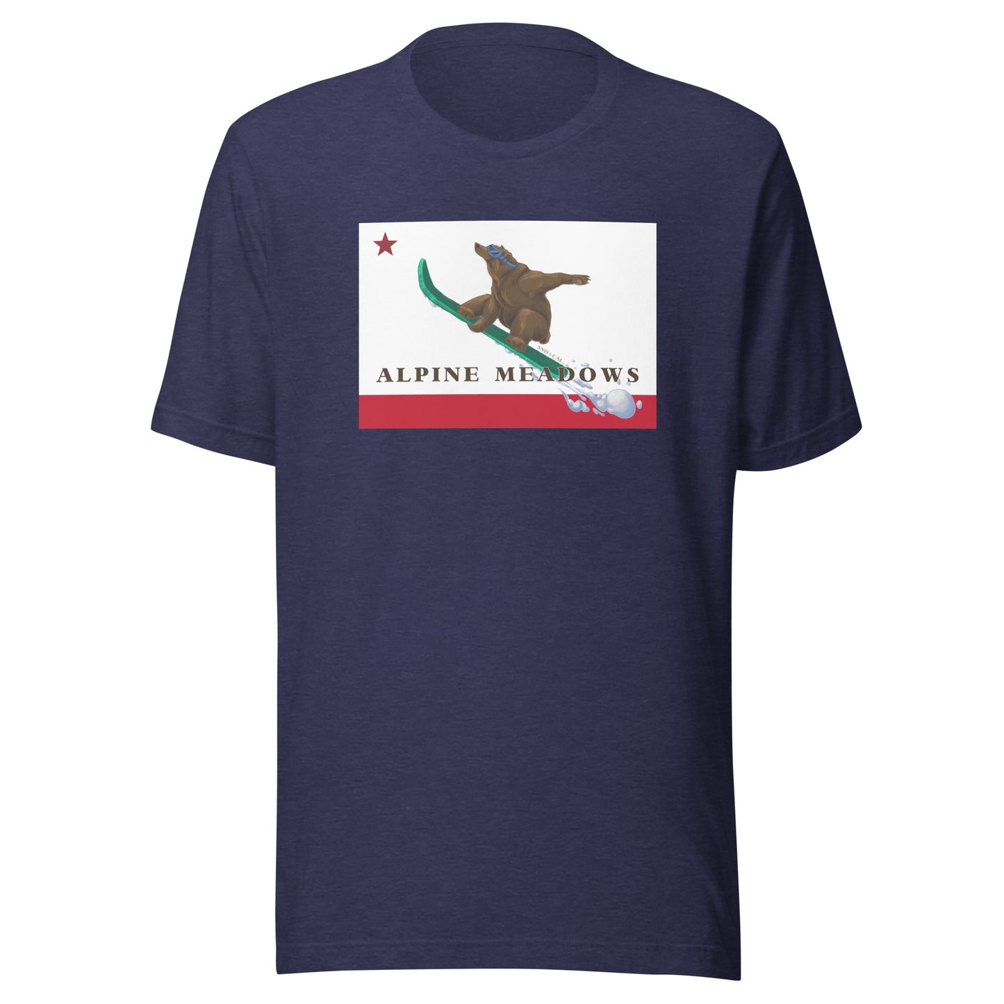 Midnight Blue Alpine Meadows Snowboard Shirt