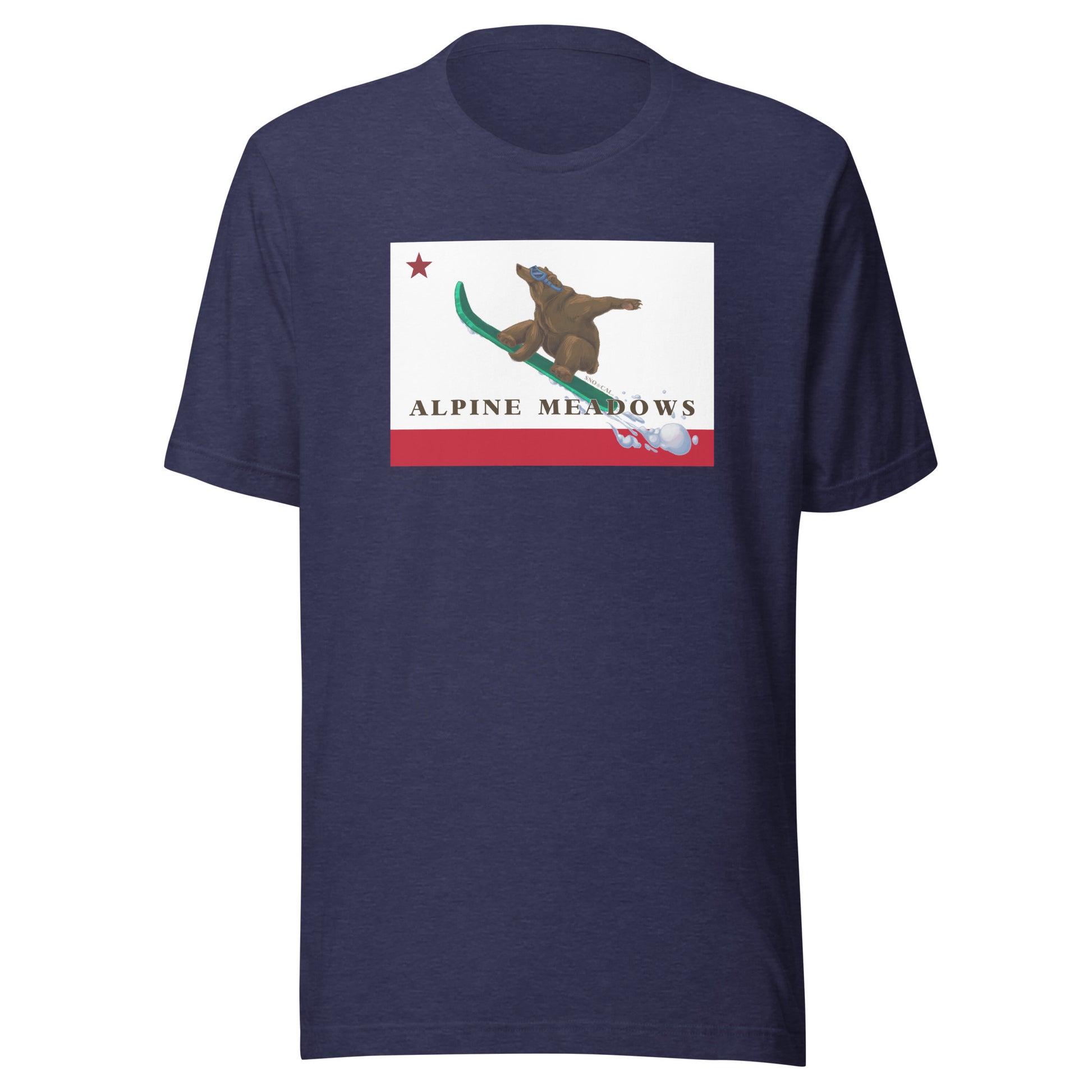 Midnight Blue Alpine Meadows Snowboard Shirt