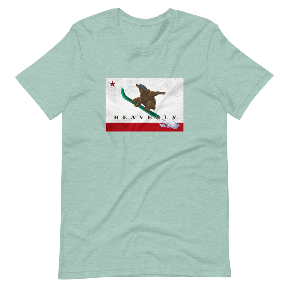 Heavenly CA Flag Grizzly Boarding Shirt - Sno Cal