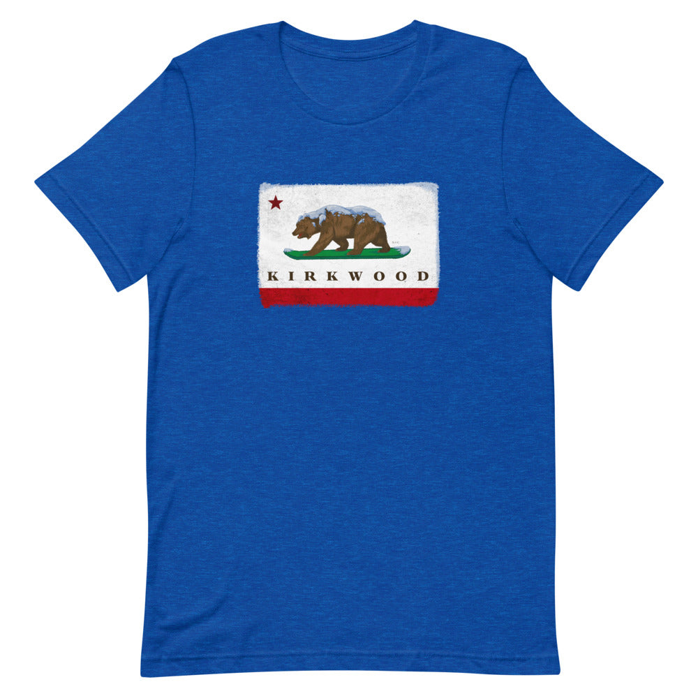 Kirkwood CA Flag Shirt - Sno Cal