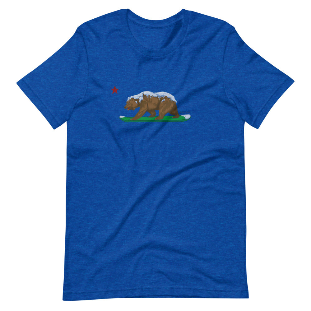 CA Grizzly with CA Flag Star Shirt - Sno Cal