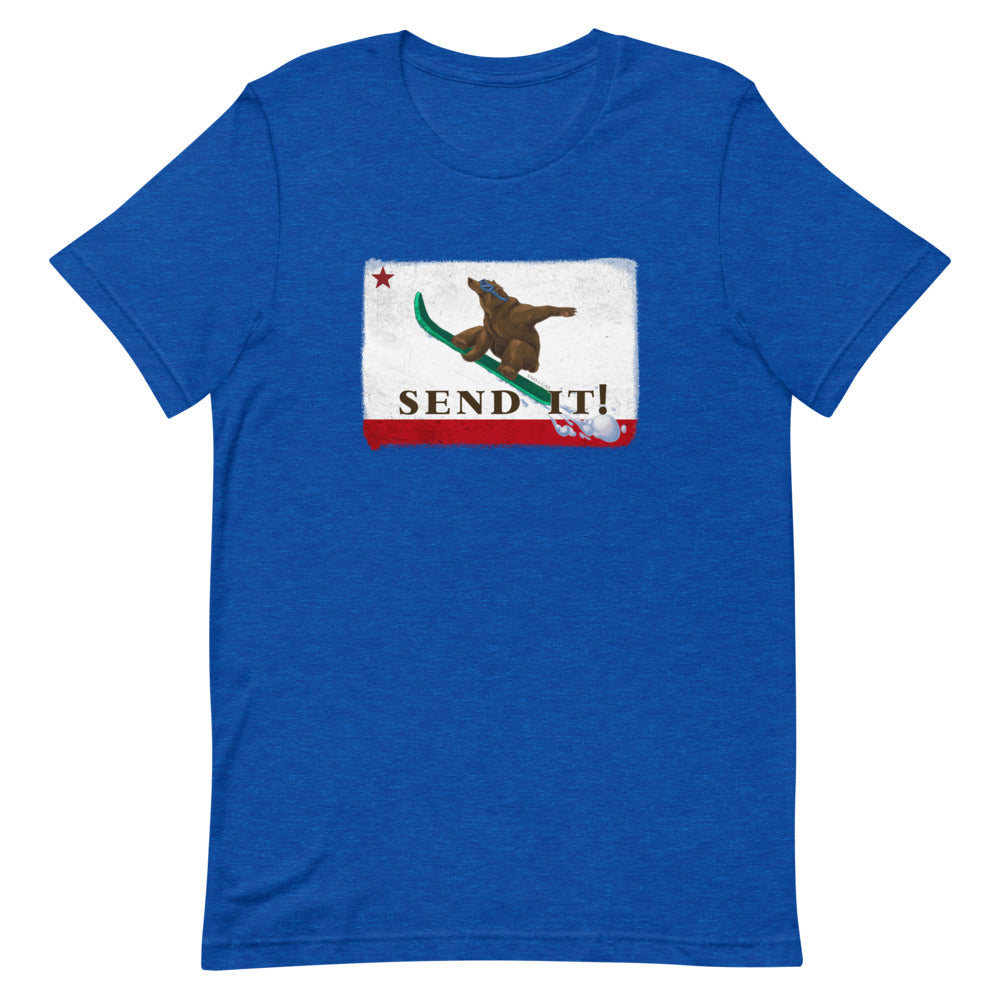 Send It CA Flag Shirt - Sno Cal