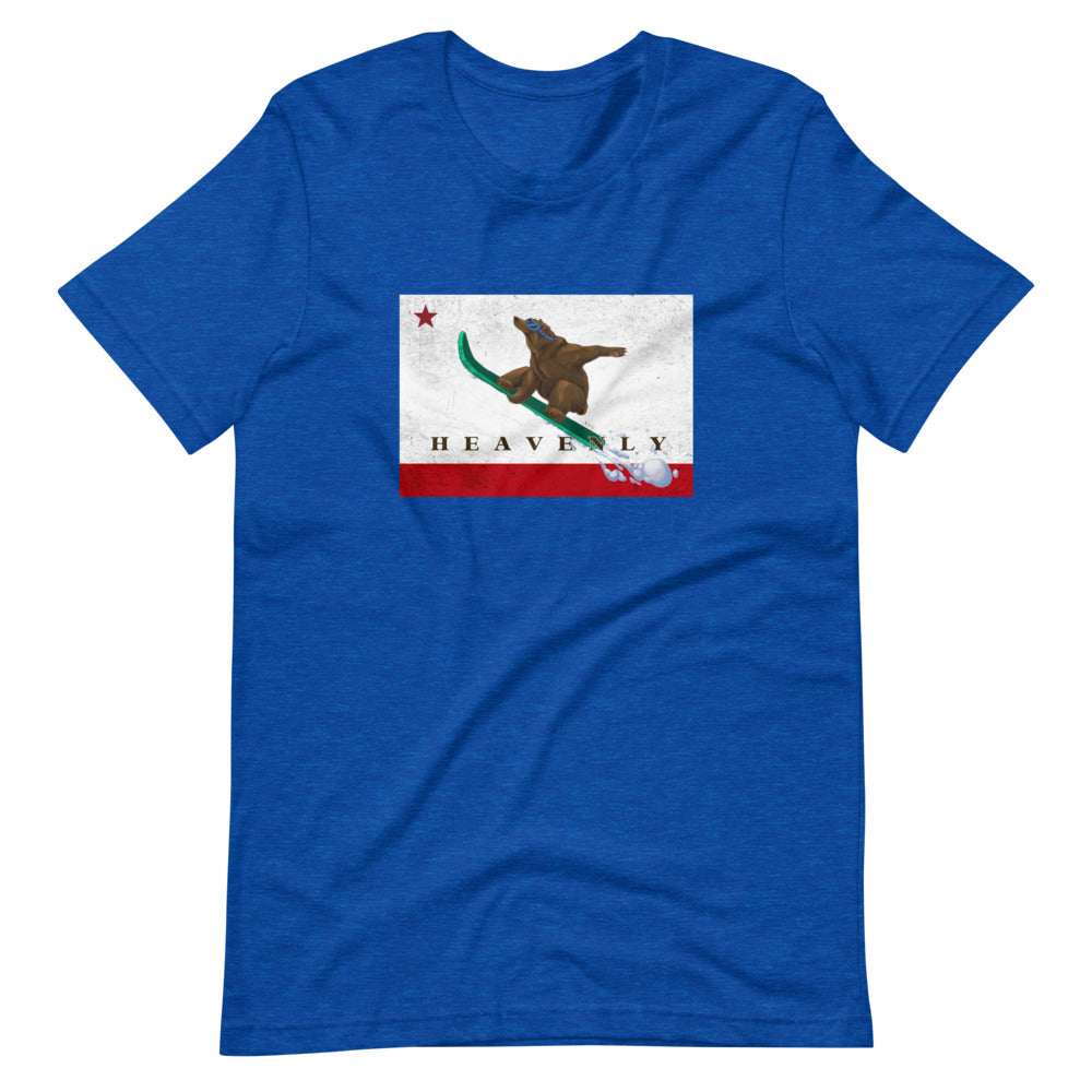 Heavenly CA Flag Grizzly Boarding Shirt - Sno Cal