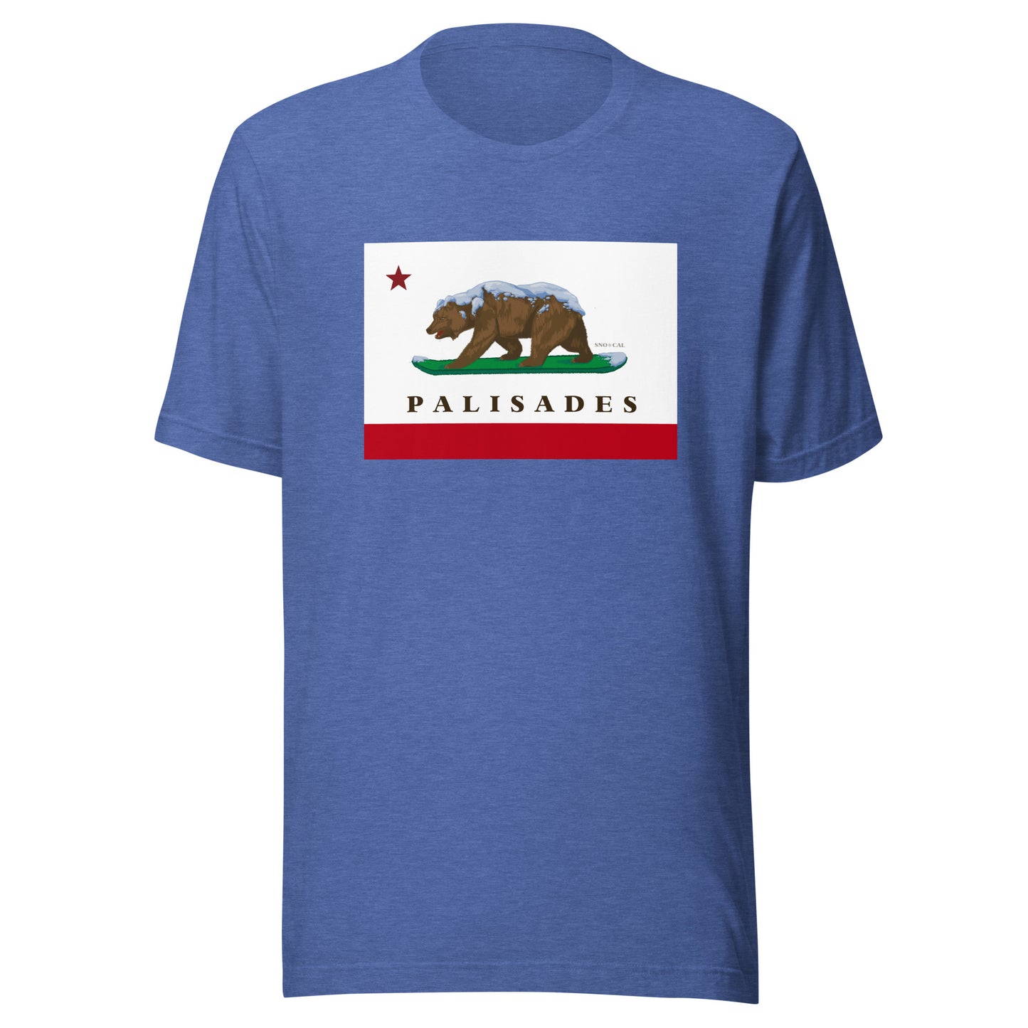 Palisades CA flag shirt