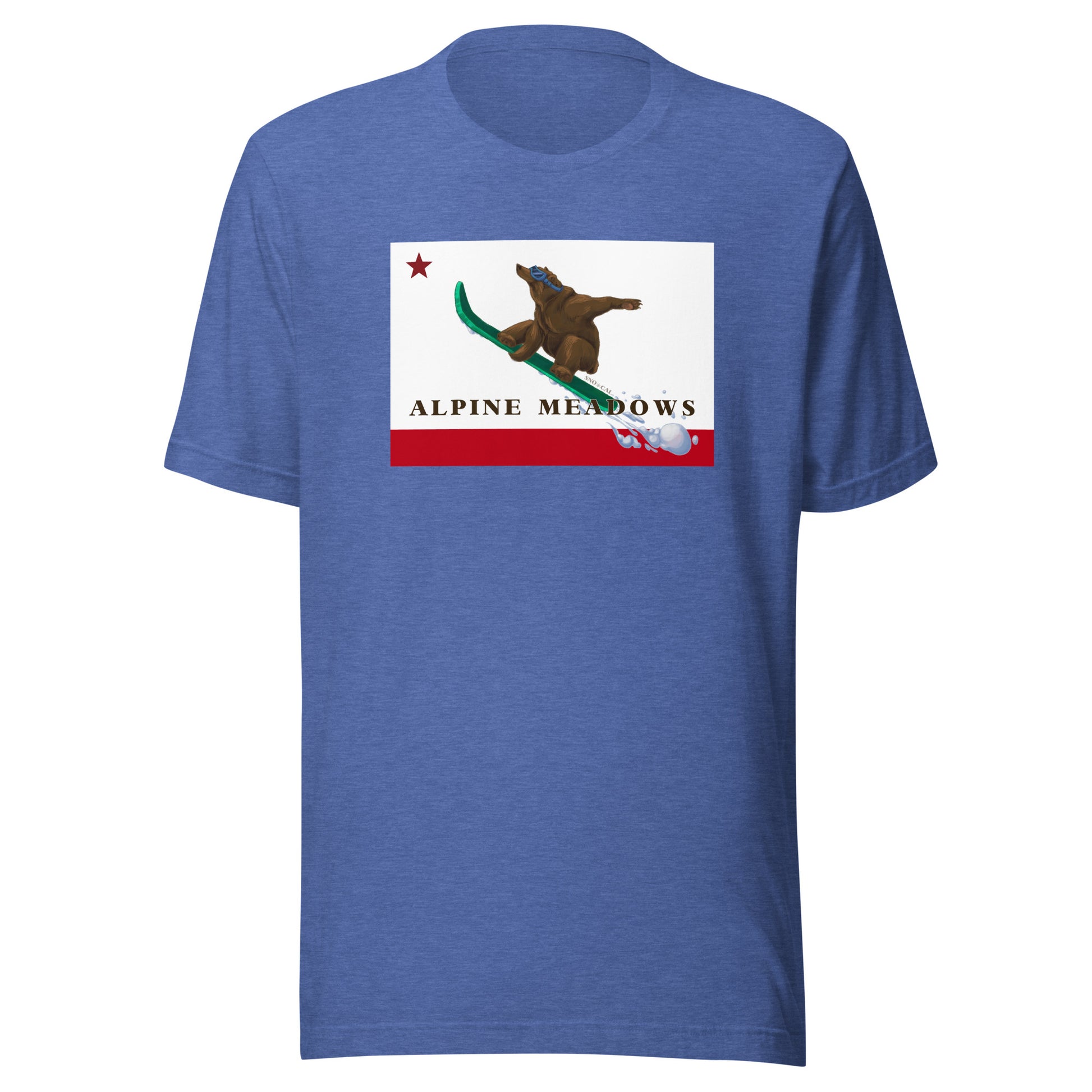 Light Blue Alpine Meadows Snowboard Shirt